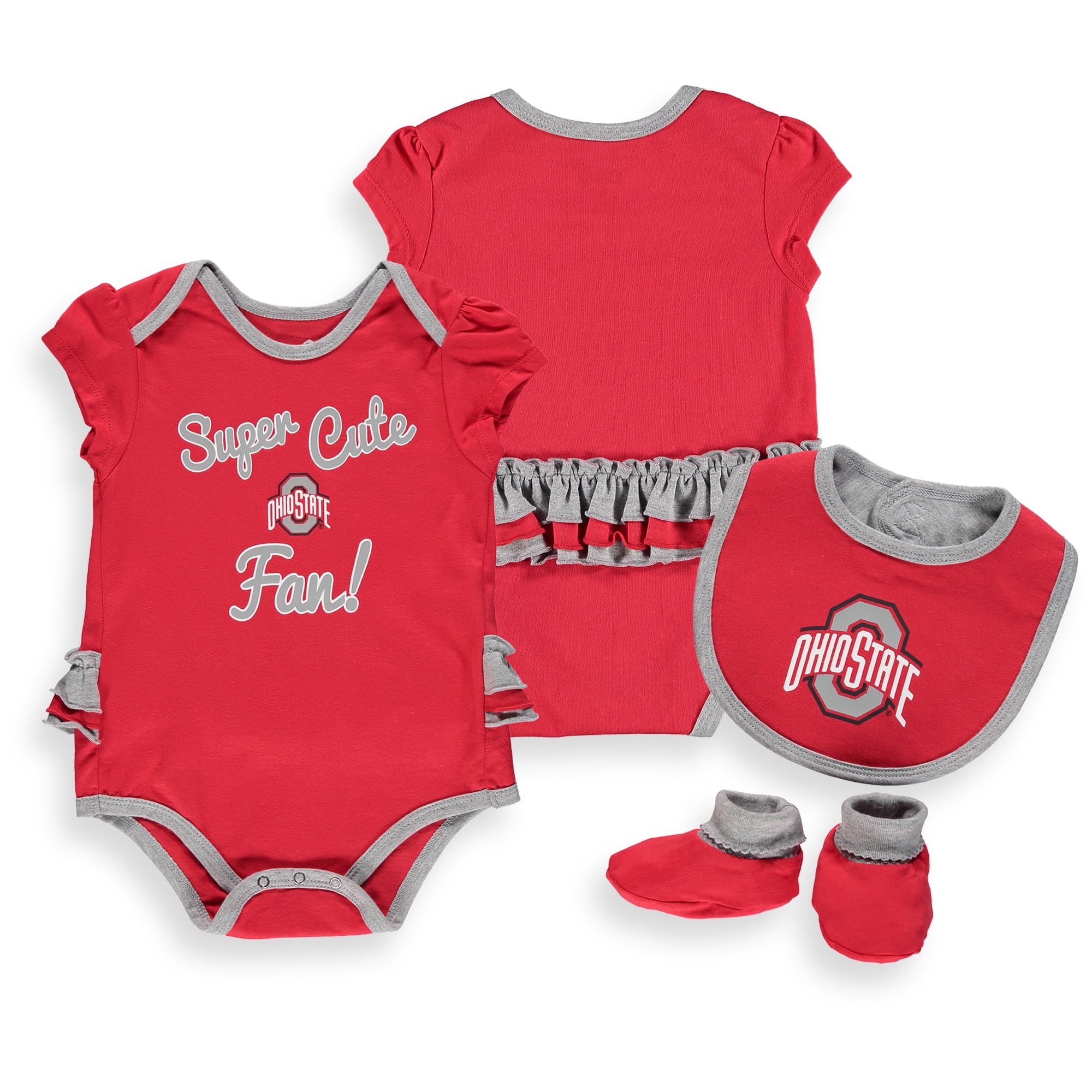 Outerstuff Cleveland Browns Revolution Baby//Infant 3 Piece Creeper Set