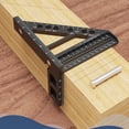 thumbnail image 3 of TFixol Precision Aluminum Alloy Multi-Angle Marking Ruler with Adjustable Scriber for Woodworking and Drafting, 3 of 6