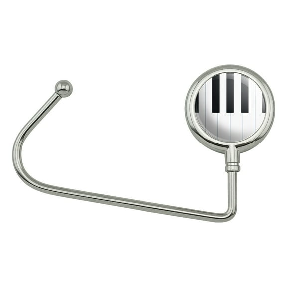 Piano Keys Keyboard Pianist Music Purse Bag Hanger Holder Hook