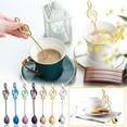 thumbnail image 1 of Cuchara Musical de Acero Inoxidable, Duradera y Apta para Lavavajillas, Ideal para Café, Té, Helado y Sopa, Diseño Musical Único, Agarre Cómodo, 12,9 Cm de Largo., 1 of 3