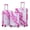 3PCS+Pink + PC, variant on 3 Piece Hardside PC Luggage Set, 20/24/28 Inch Spinner Suitcase with Pattern, Pink