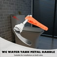 thumbnail image 3 of Standard Flush Tank Cistern Metal Lever- Chrome Plated Toilet WC Cistern Handle, 3 of 4