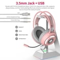 thumbnail image 4 of Cateissary Auriculares para juegos con cable Ajazz, auriculares estéreo envolventes con cancelación de ruido, suministro portátil, auriculares con Electrónica No.01, 4 of 6