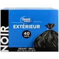 thumbnail image 3 of Great Value Giant Outdoor Garbage Bags, 184L , 40bags, 3 of 4