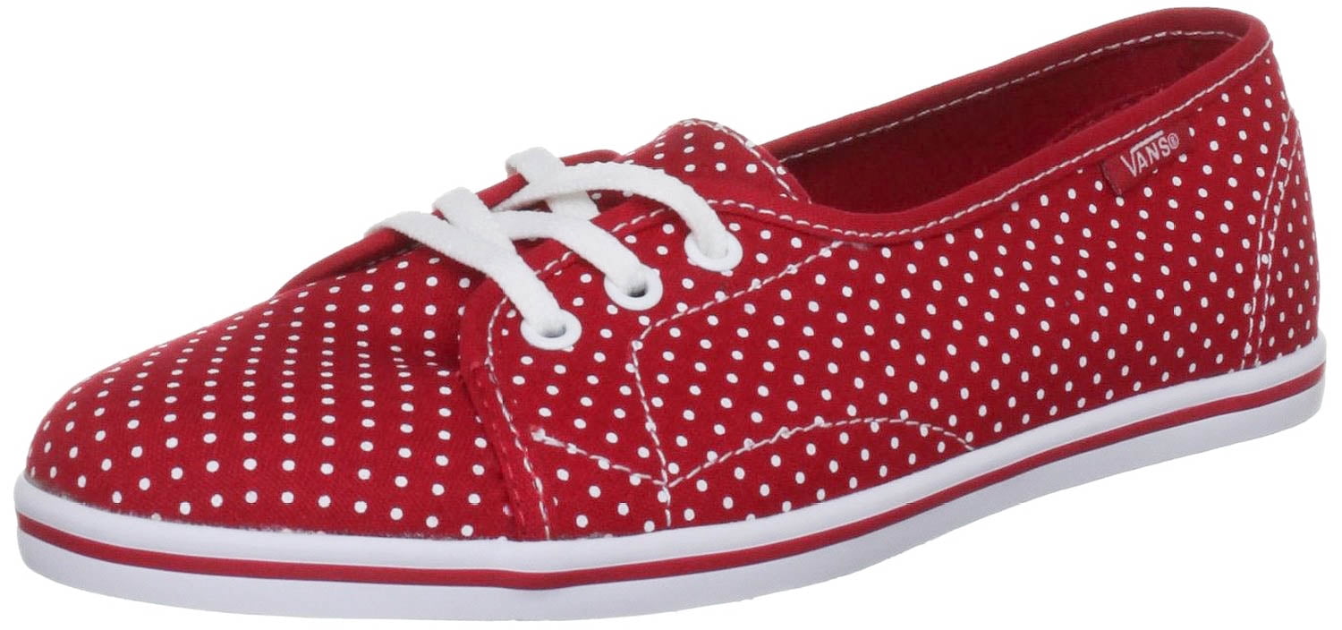 vans red polka dot