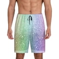 thumbnail image 1 of Fotbe Beautiful Glitter Pantalones Cortos de Pijama para Hombre, Ropa de Dormir, Pantalones de Pijama Cortos para Hombre-Medium, 1 of 6