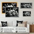 thumbnail image 4 of Designart "Grey Garden Of Roses III" Floral Rose Wall Art Living Room, 4 of 5