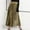 Skirts for women-Gold, variant on Homenesgenics Skirt for Women Plus Size Fashion Women Loose Casual High Waist Solid Long Ankle Pleated Skirt Gold M