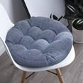thumbnail image 2 of Btomtd Solid Color Chair Cushions with Thickened Filling, Versatile Seat Pads for Kitchen Dining Chairs, Durable Patio Seat Cushion for Indoor and Outdoor Use, Size 17", Blue, 2 of 6