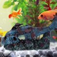 thumbnail image 4 of Wreck Aquarium Decorations, Helicóptero Wreck Resin Fish Tank con cueva oculta Paisajismo submarino Acuario Hunter Dañado Fighter Plane Ornament JAMW Sencillez, 4 of 5