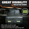 thumbnail image 6 of Mockins 190" x 75" x 72" 150D Oxford Silver Polyester SUV Car Cover with Zipper - Breathable & Waterproof, 6 of 9