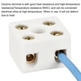 thumbnail image 5 of Unique Bargains Porcelain Ceramic Terminal Block 40pcs 2 Way 5 Hole 3mm High Temperature 2W5H for Wire Connector, 5 of 5
