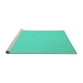 thumbnail image 2 of Ahgly Company Machine Washable Indoor Rectangle Solid Turquoise Blue Modern Area Rugs, 8' x 12', 2 of 4