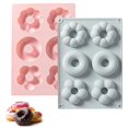 thumbnail image 2 of Moldes De Silicona Para Donas, Moldes Antiadherentes Para Pasteles, Herramientas Para Hornear Para Pasteles De Chocolate Diy, Galletas 2 Uds. Eigraketly HA035649-00, 2 of 6