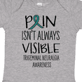 thumbnail image 4 of Inktastic Trigeminal Neuralgia Awareness Pain Isn't Always Visible Boys or Girls Baby Bodysuit, 4 of 5