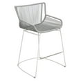 thumbnail image 2 of Seasonal Living Archipelago 25.5" Dining Counter Chairs in Light Gray (Set of 2), 2 of 5