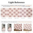 thumbnail image 6 of WIPONKEN 5'x7' Area Rugs for Living Room Modern Checkered Pink Rugs for Bedroom Kitchen Non Slip Washable Geometric Contemporary Carpets for Home Office Dining Room Throw Rugs, 6 of 6