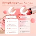 thumbnail image 4 of Set de esmaltes de uñas AZUREBEAUTY Vegan de 4 colores con capa superior, 4 of 6