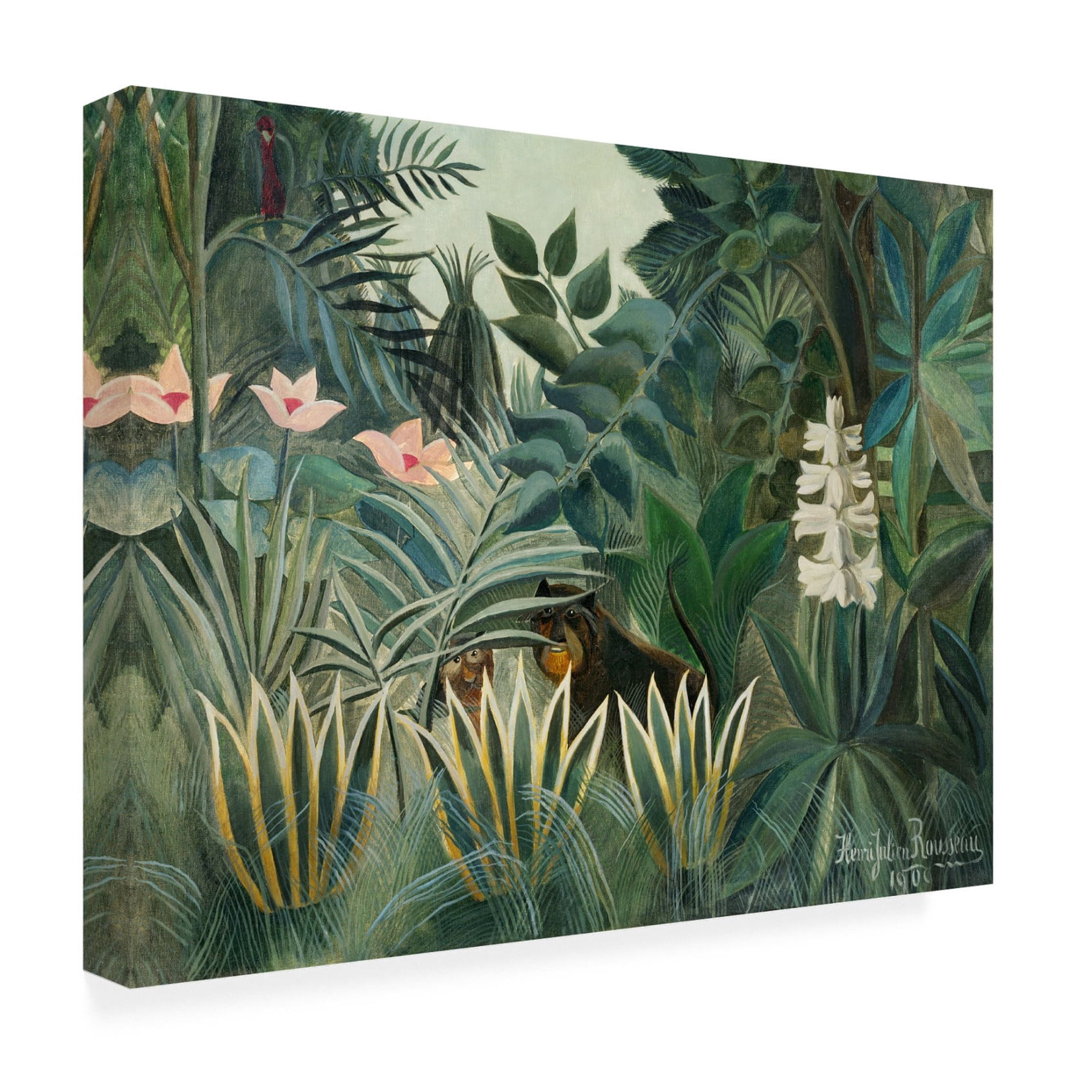 Trademark Fine Art Henri Rousseau Rousseau's Jungle III Canvas Wall Art