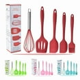 thumbnail image 2 of Silicone kitchenware complete set of five pieces - baking five piece set of kitchenware complete set - silicone spatula - oil brush - egg beater, 2 of 9
