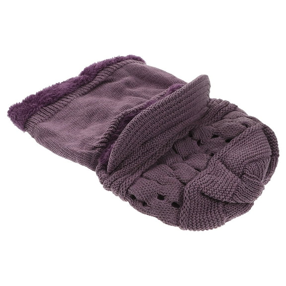 One Piece Hat Women Beanie Thermal for Knitted Outdoor Has Hats Fashionable Mother