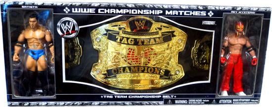 WWE Wrestling Tag Team Champions Belt for Figurine New No Box 