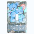 thumbnail image 2 of Metal Light Switch Wall Plate Outlet Cover (2 Teddy Bears Blue With Love Heart Balloon Flower - Single Toggle), 2 of 2