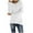 sweaters for women A01-White, variant on yoeyez Womens Sweaters Fall 2025 Plush Solid Color Round Neck Pullover Loose Fit Long Sleeve Tops Fashion Casual Tunic Sweater White M