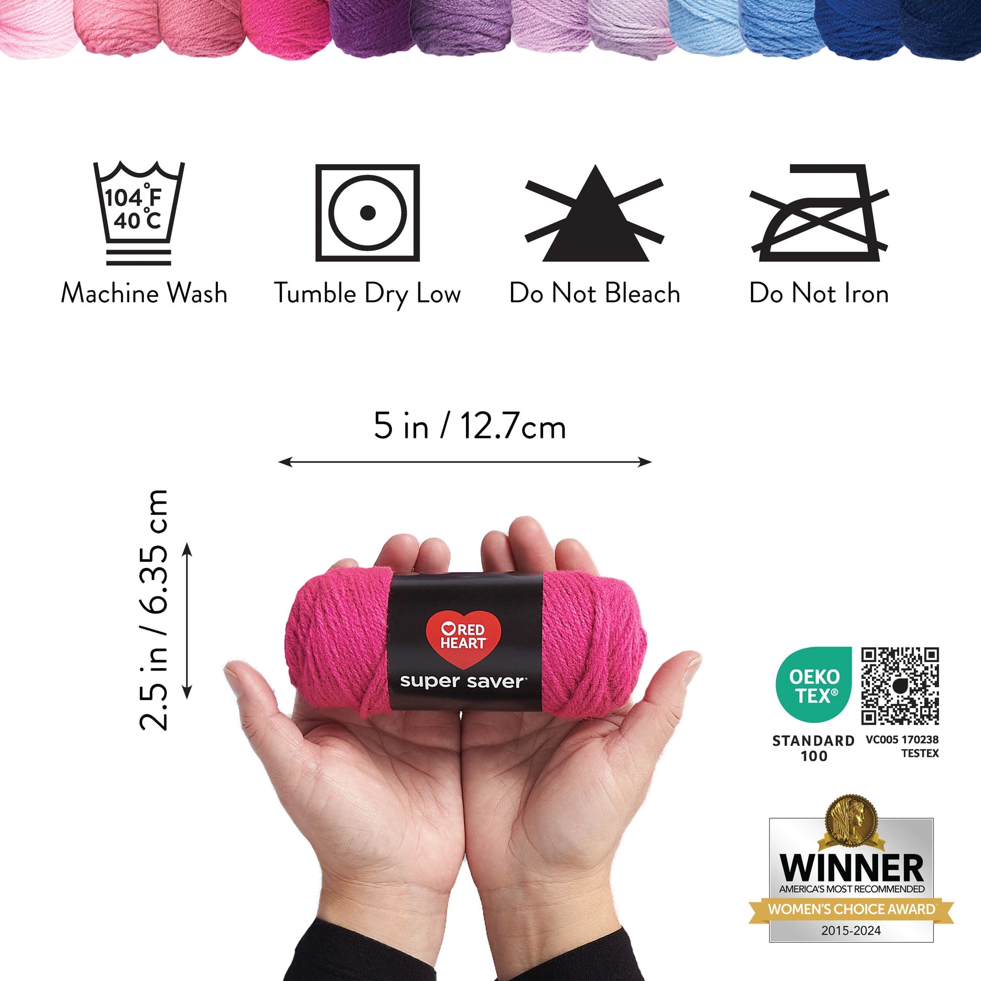 Red Heart® Super Saver® Kit 17oz 100% Acrylic Gradients Yarn, 1020 m (12 Count)