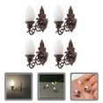 thumbnail image 2 of MasteelfCA 4pcs Simulated Wall Lamps Mini Luminous Wall Lamp Sand Table DIY Materials, 2 of 8