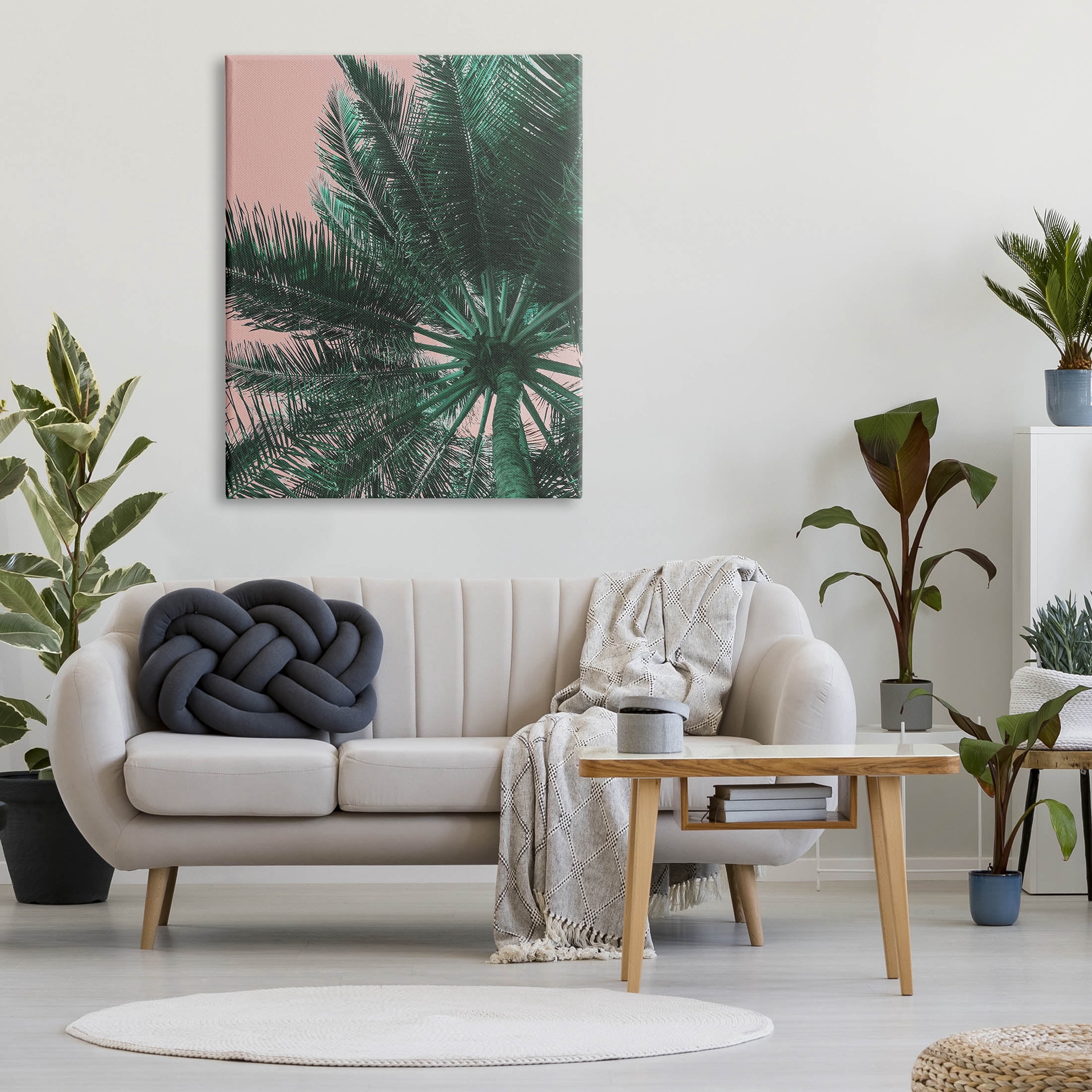 Stupell Industries Summer Overhead Palm Tree Photograph Gallery Wrapped Canvas Print Wall Art, Design by Lil' Rue