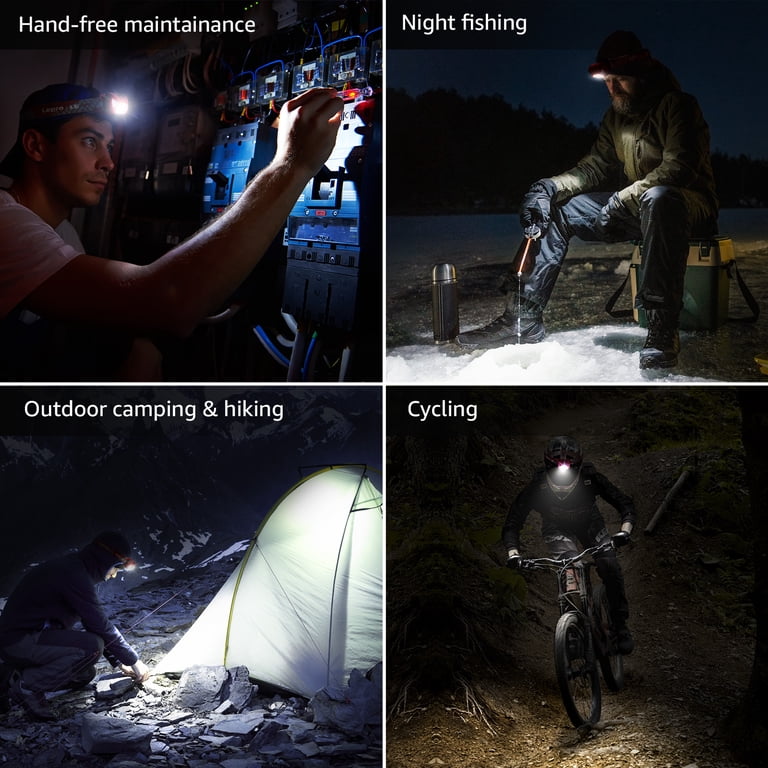 Lepro 2-Pack Headlamp, 1300 Lux LED, 6 Modes photo 8