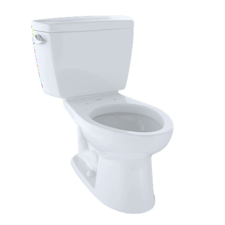 Toto Drake Two Piece Elongated 1 6 Gpf Toilet With Insulated Tank Toto Drake Two Piece Elongated 1 6 Gpf Toilet With Insulated Tank Cotton