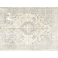 thumbnail image 1 of Ahgly Company Machine Washable Indoor Rectangle Traditional Pale Silver Gray Area Rugs, 7' x 9', 1 of 7
