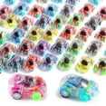 thumbnail image 1 of Benzem Juego de 50 piezas de mini coches de carreras, vehículos de carreras para niños pequeños, juguetes a granel, caja de tesoro, premios de aula, rellenos de piñata, bolsas de regalos para niños y, 1 of 5