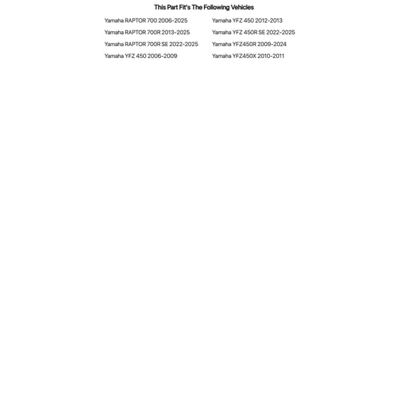 Tusk Stainless Steel Typhoon Brake Rotor, Rear For Yamaha YFZ450R 2009-2024