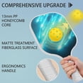 thumbnail image 2 of Pickleball Paddles Set Of 2, Fiberglass Surface, Thunder, Speed Print, 4 Balls & Bag, 2 of 5