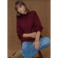 thumbnail image 2 of Thick Knit Crew Neck Long Sweater, 2 of 6