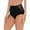 Black, variant on Women's Mesh Swimsuit Bottoms High Waisted Bikini Bottoms Cheeky Swim Briefs