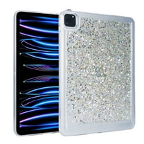 Dteck Case for iPad 11th Generation (A16) 2025 / iPad 10th Generation 10.9 Inch Case, Matte Glitter Sturdy Shockproof Hard Cover for Girls,Gold