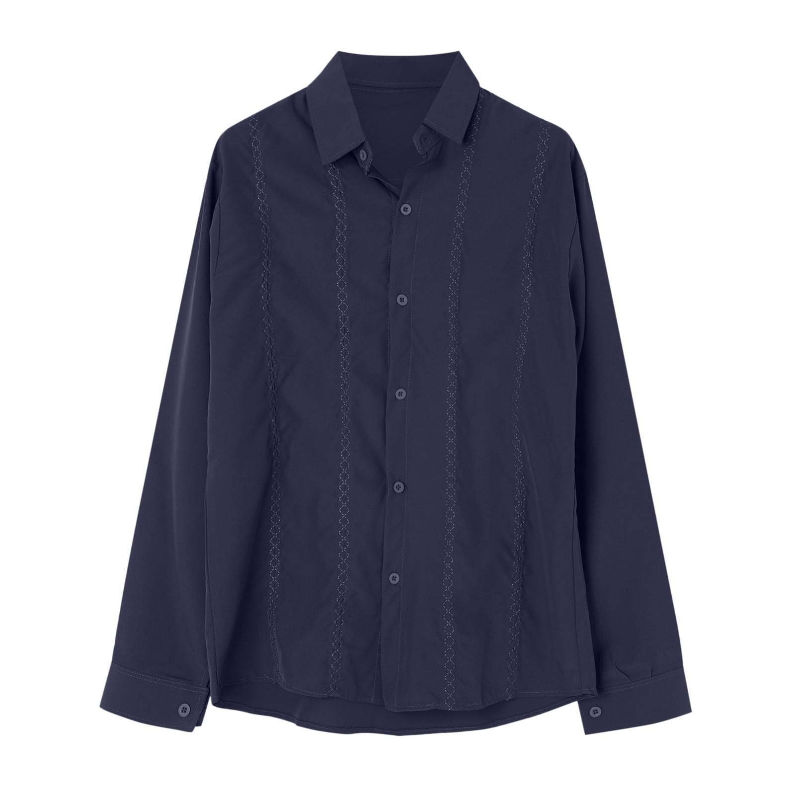 NOLDARES Mens Casual Button Up Shirts Long Sleeve Wrinkle Free