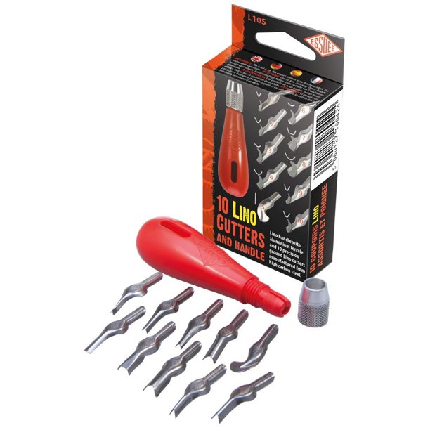 Lino Cutter Set Handle & 5 Cutters by, By Essdee