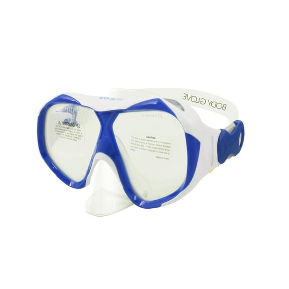 Body Glove Enlighten II Adult Swimming Diving Snorkel Mask, Blue