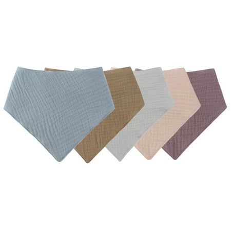 

EUBUY Baby Infant Cotton Bib Newborn Solid Color Triangle Scarf Feeding Saliva Towel Bandana Burp Cloth Boys Girls Gift 3/4/5pcs/Set Type 13