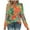 Orange, variant on Xuniizn Womens Tops Women's Long Sleeve Tops Floral Tunics V Neck Blouses Fashion Casual Tops, Fall Clothes 2025