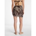 thumbnail image 3 of Time and Tru Women's and Women's Plus Mini Sarong Coverup with Ring Buckle, Sizes S/M-1X/2X, 3 of 5