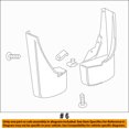 thumbnail image 2 of GMC GM OEM 14-16 Sierra 1500-Mud Flap Splash Guard 22902398, 2 of 2