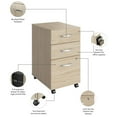 thumbnail image 3 of Pemberly Row 3 Drawer Mobile File Cabinet in Natural Elm - Engineered Wood, 3 of 8