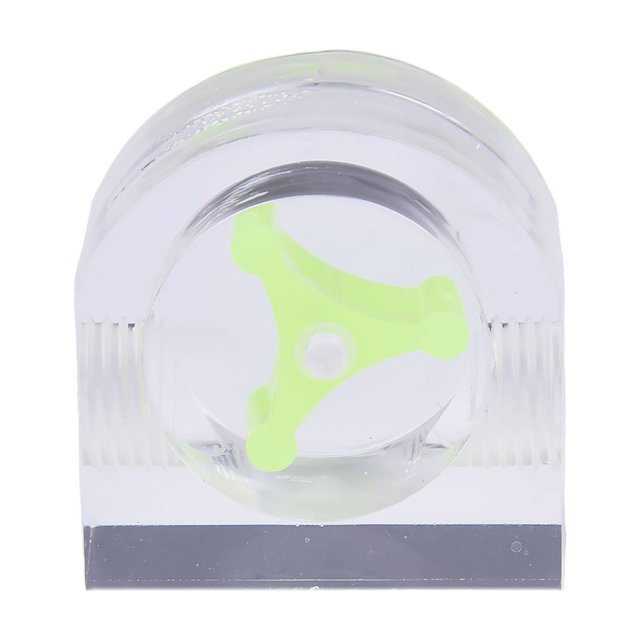 Lefu 1 Pce Indicateur de Refroidissement par Eau 2 Voies Acrylique Transparent Débitmètre Filetage G1/4