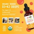 thumbnail image 6 of MaryRuth Organics Vitamin D3+K2 Liquid Drops Unflavored Non-GMO, Vegan, Plant-Based 1 fl oz Unisex Overall Wellness, 6 of 10